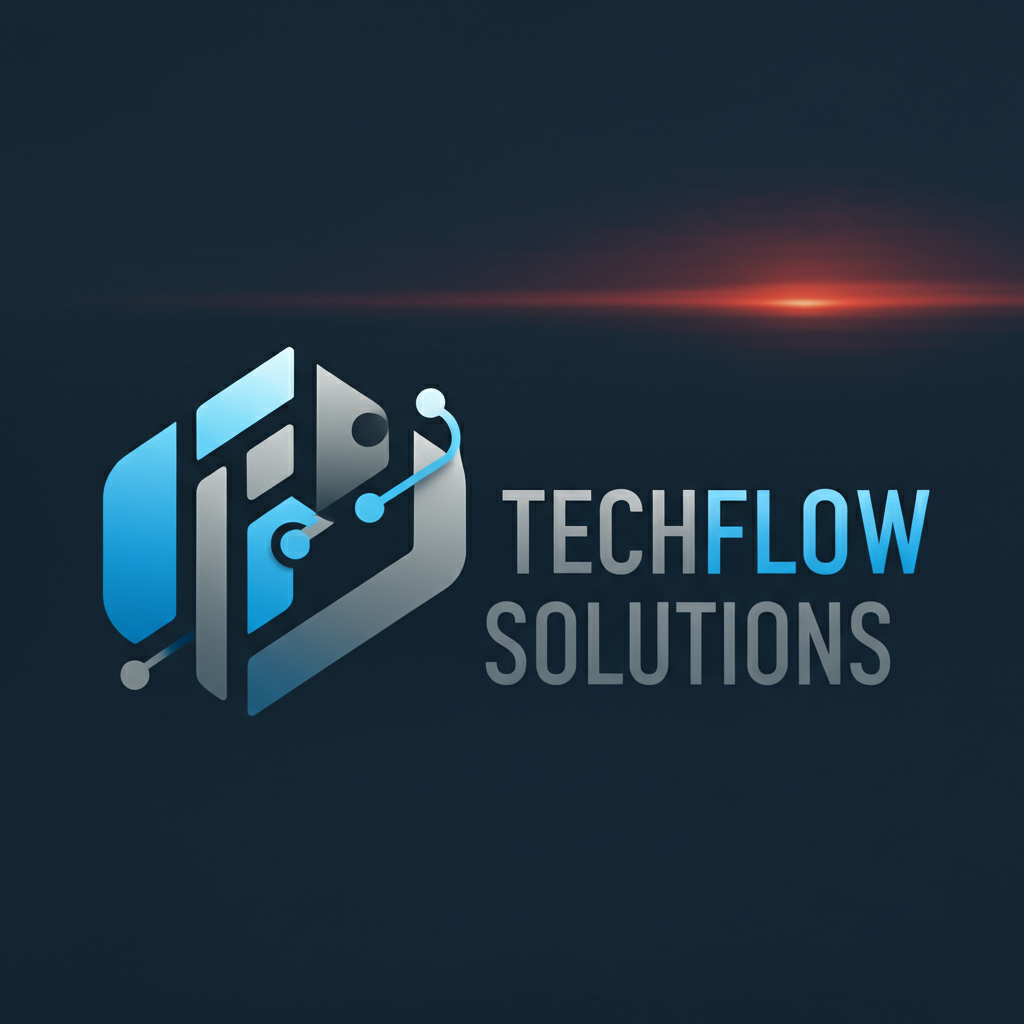TechFlow Solutions logo